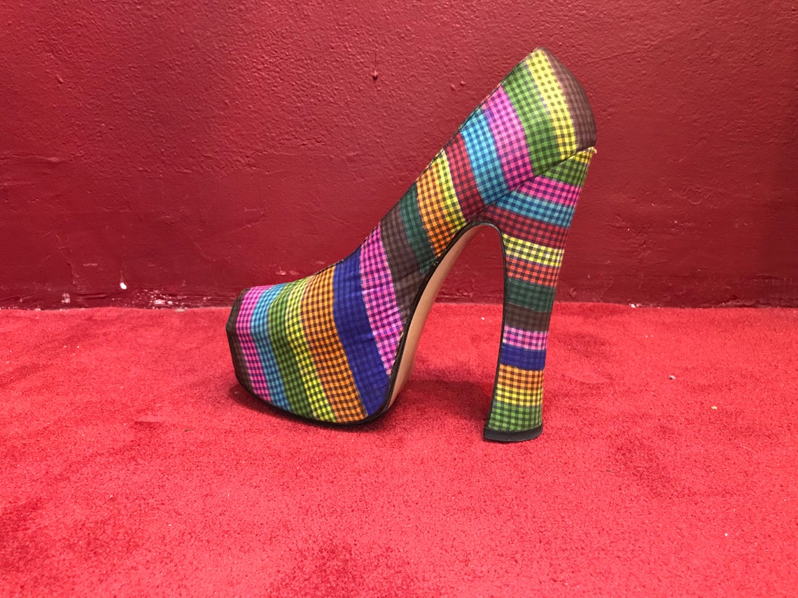 80s platform heels