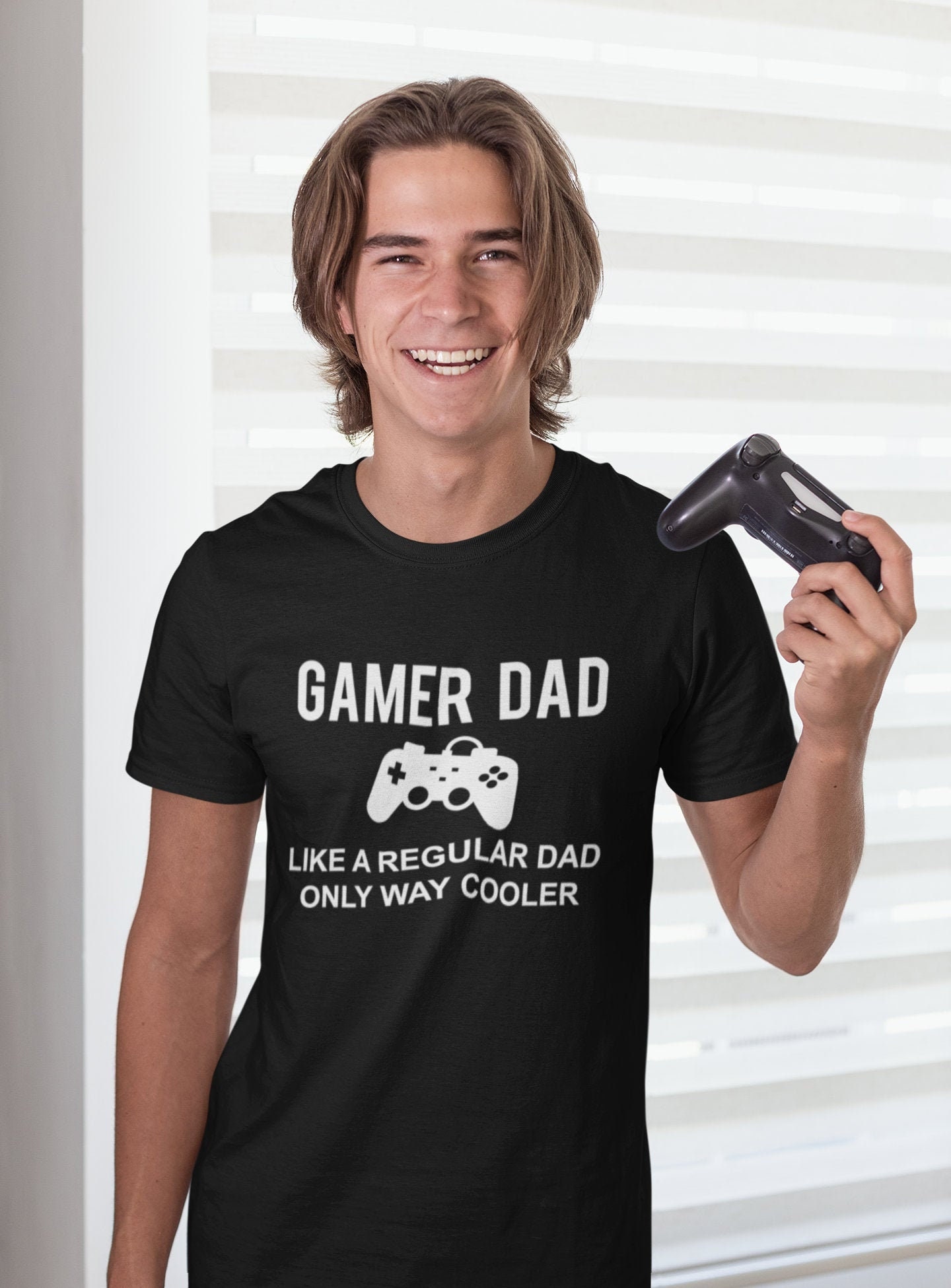 Gamer Dad Like a Regular Dad Only Way Cooler Men's Premium | Etsy