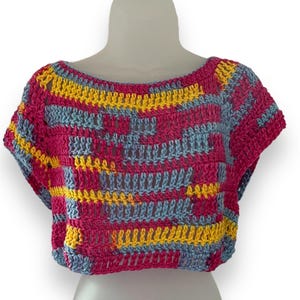 Pansexual Pride Cropped Tee - Medium