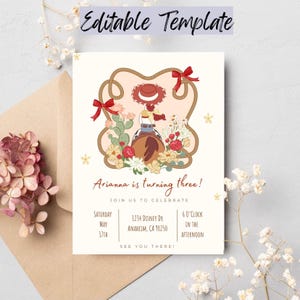 Toy Story Jessie cowgirl Birthday invite, Girls Birthday Invitation, Rodeo Toy Story Invite, Digital and Printable Jessie woody and bullseye