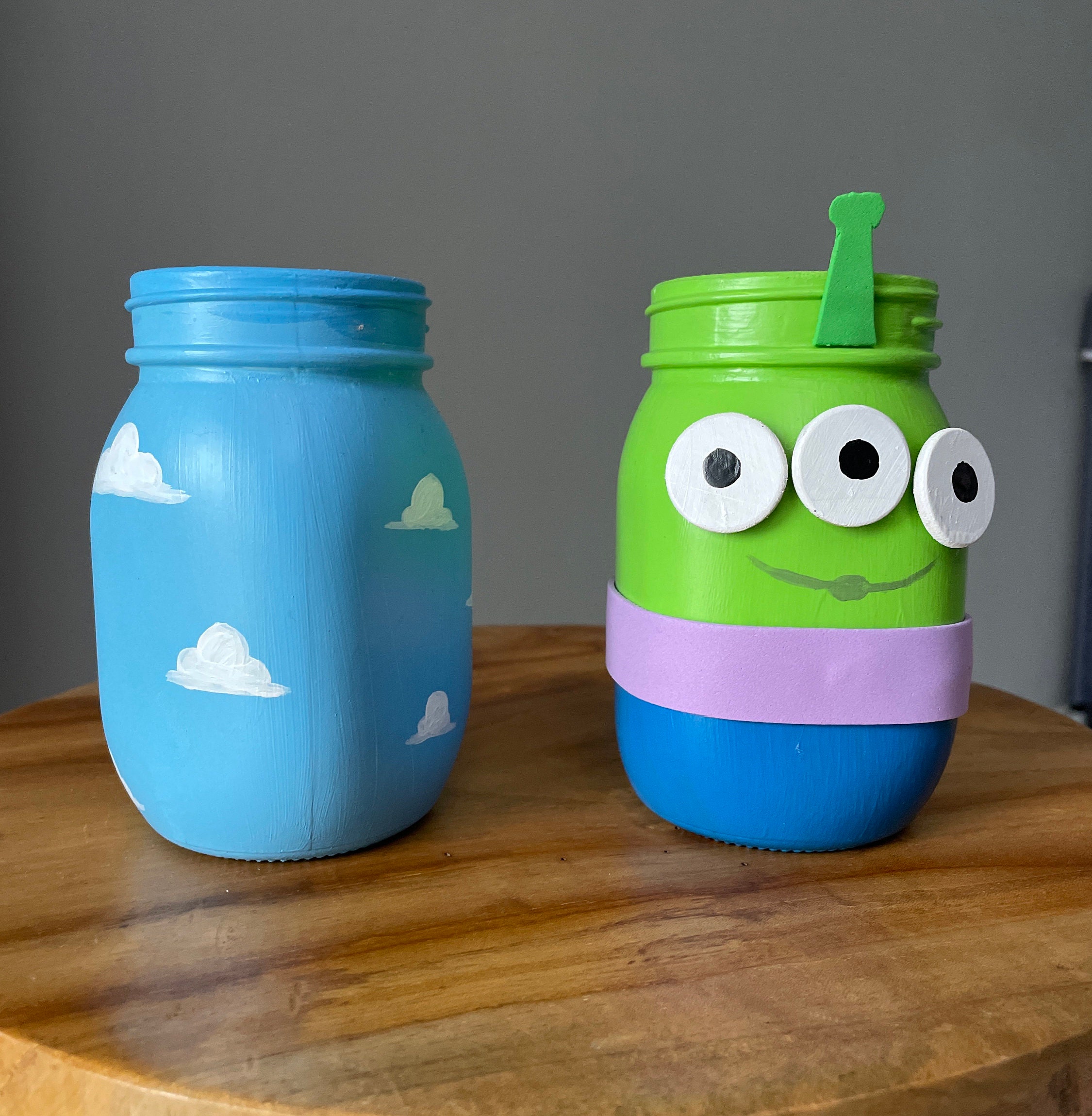 Toy Story Mason Jar Centerpieces Party Decor Bo Peepwoody Etsy