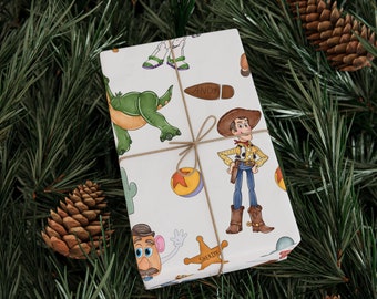 Toy Story Wrapping Paper, Gift Wrapping, Kids gift wrapping paper