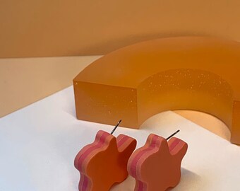 CHUNKY BLOB OHRSTECKER - pog (Passionfruit, Orange, Guava)