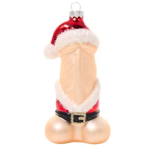 Little Saint Nick | Funny Christmas Ornaments | Offensive gift | White Elephant Gift | Stocking Stuffer | Secret Santa | Hilarious Christmas
