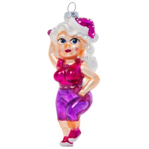 Fit &#39;n&#39; Fabulous Ornament, Sassy Christmas Ornaments, Funny R-Rated Ornaments, Christmas Gift for Wife, White Elephant Gift