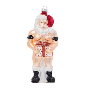 Stiff Package | Funny Christmas Ornaments | Offensive Santa | White Elephant Gift | Stocking Stuffer | Secret Santa | Hilarious Christmas