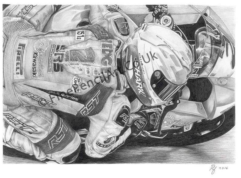 Luke Hedger Fine Art Pencil Print A2 image 1