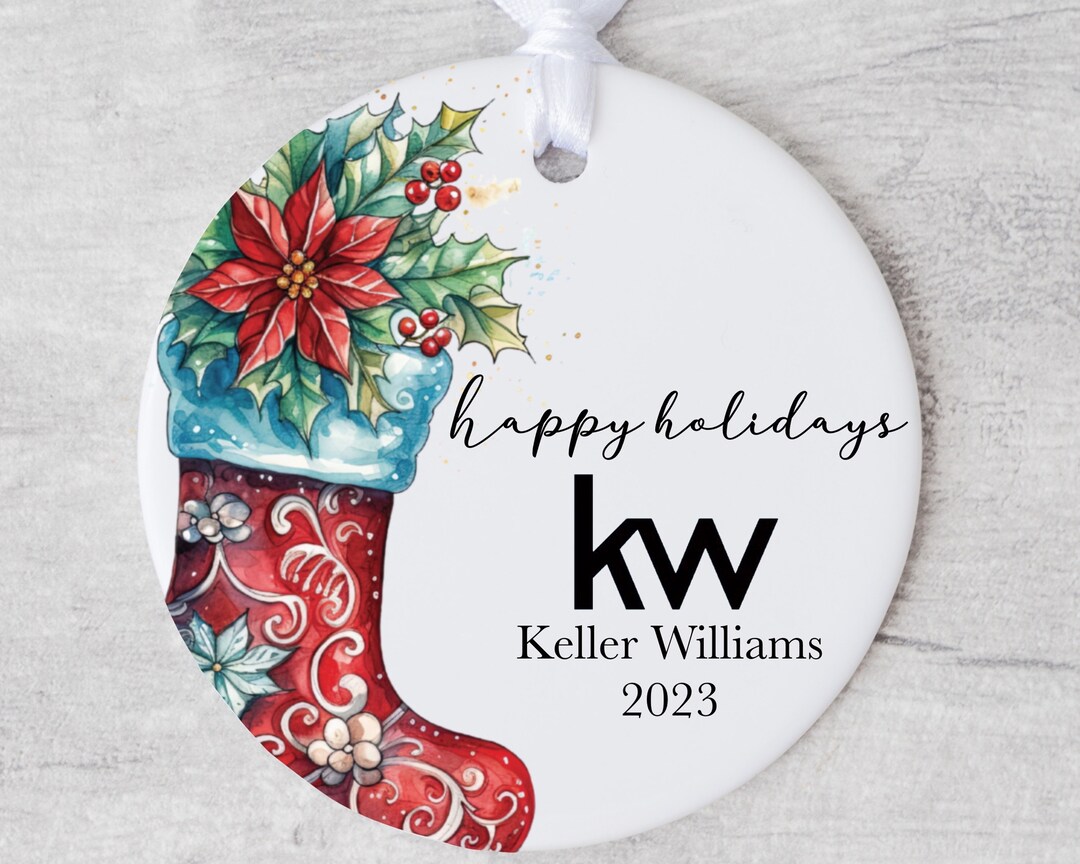 25 Personalized Business Christmas Ornament, Company Gift Ornaments