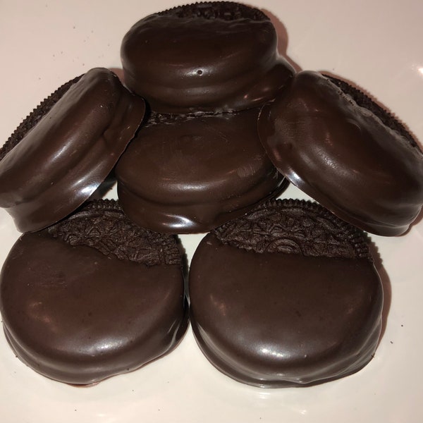 Chocolate Dipped Oreos Etsy