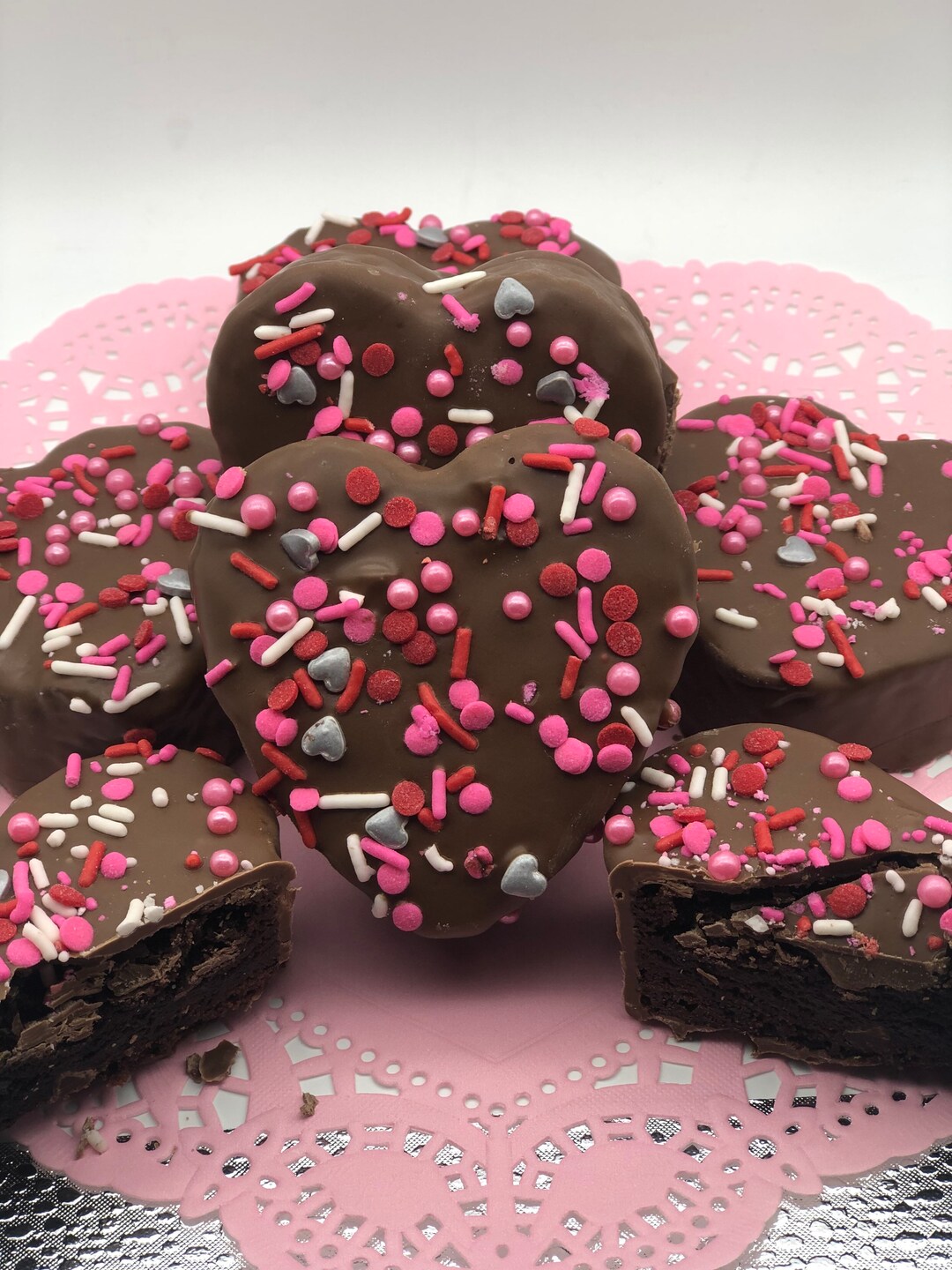 Chocolate Dipped Brownies. Etsy