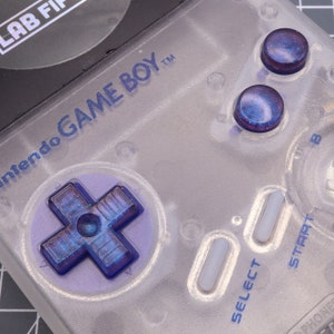 Game Boy DMG-01 Original Custom Resin Buttons Cosmic Blue