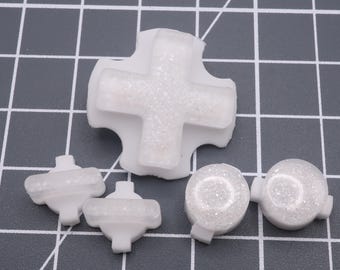 Modretro Chromatic - Custom Button - Pearl White
