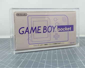 Game Boy Pocket Boxed Japanese Acrylic Protective Display Show Case