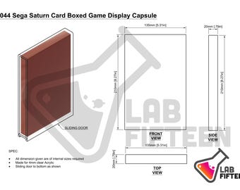 Saturn Game Protector Clear Protective Case Sleeve For SEGA Saturn Game  Boxes - Hard Plastic Box Protector Nintendo Wii Original Video Game Cases &  Boxes