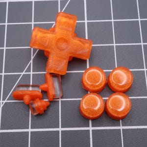 Miyoo Mini v4 & Mini Plus - Custom Button - Orange Candy