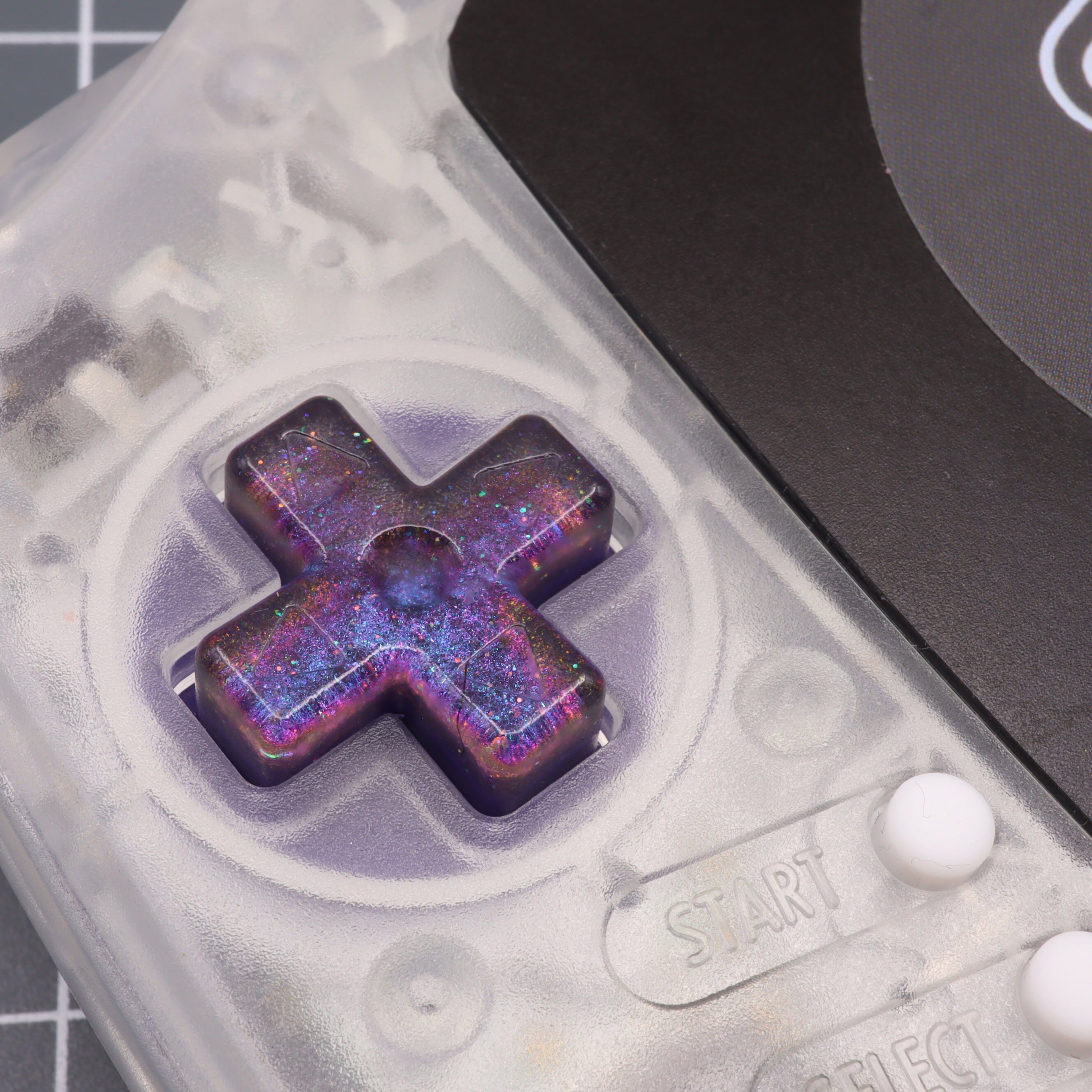 Game Boy Advance Custom Resin Buttons Cosmic Purple - Etsy