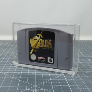 任天堂 N64 ゲームカート アクリル保護ディスプレイ ショーケース ボックス