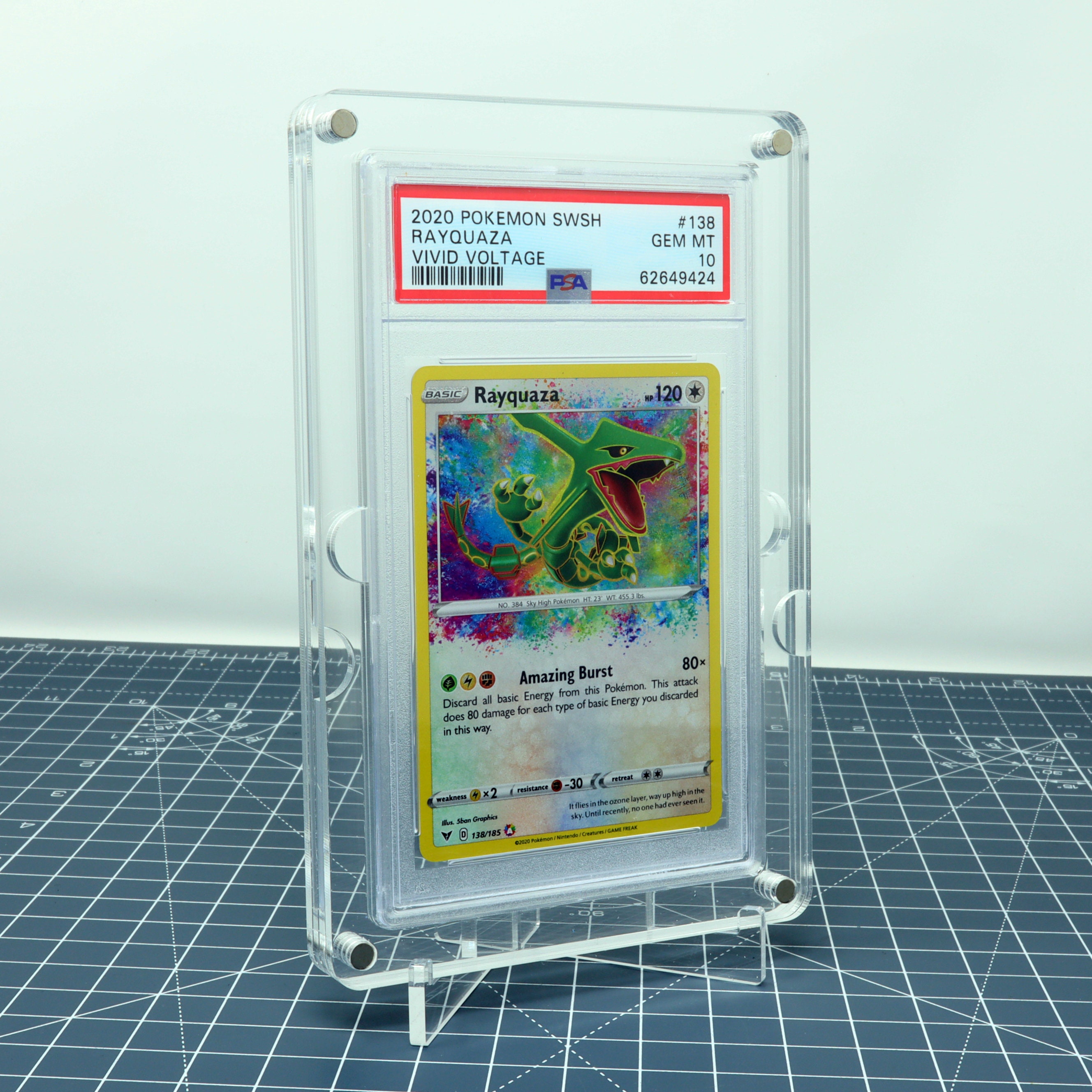 thumbnail image 2 of Graded Card Wall Display – Holds 44 Slabs For PSA BGS SGC – Michael Jordan 90s Bulls Theme 2 of 5