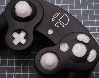 Nintendo GameCube Custom Resin Buttons Pearl White
