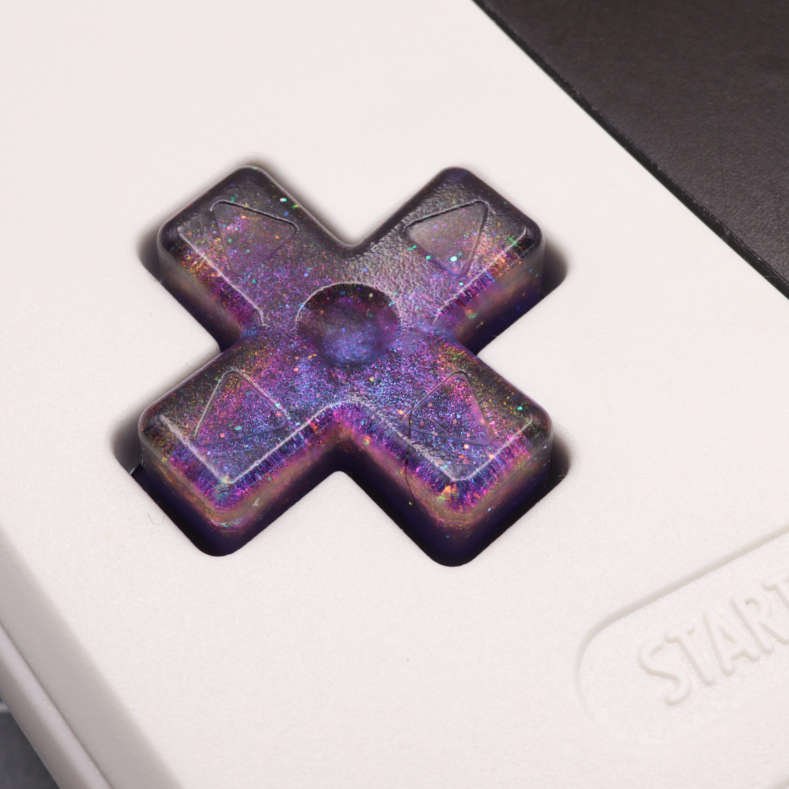 Game Boy Advance Custom Resin Buttons Cosmic Purple - Etsy
