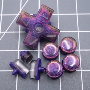 Miyoo Mini v4 en Mini Plus - aangepaste knop - kosmisch paars