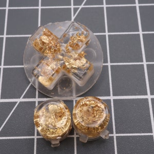 Game Boy Advance Custom Resin Buttons Chrome Flake