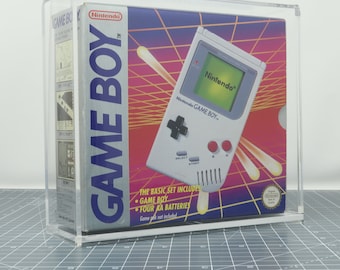 Game Boy Original PAL Small Boxed Console Acrylic Protective Display Show Case Box