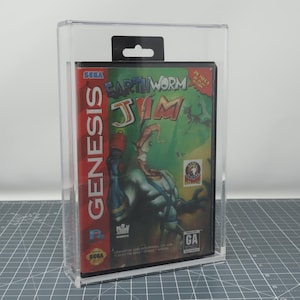 Sega Genesis Boxed Game Acrylic Protective Display Show Case