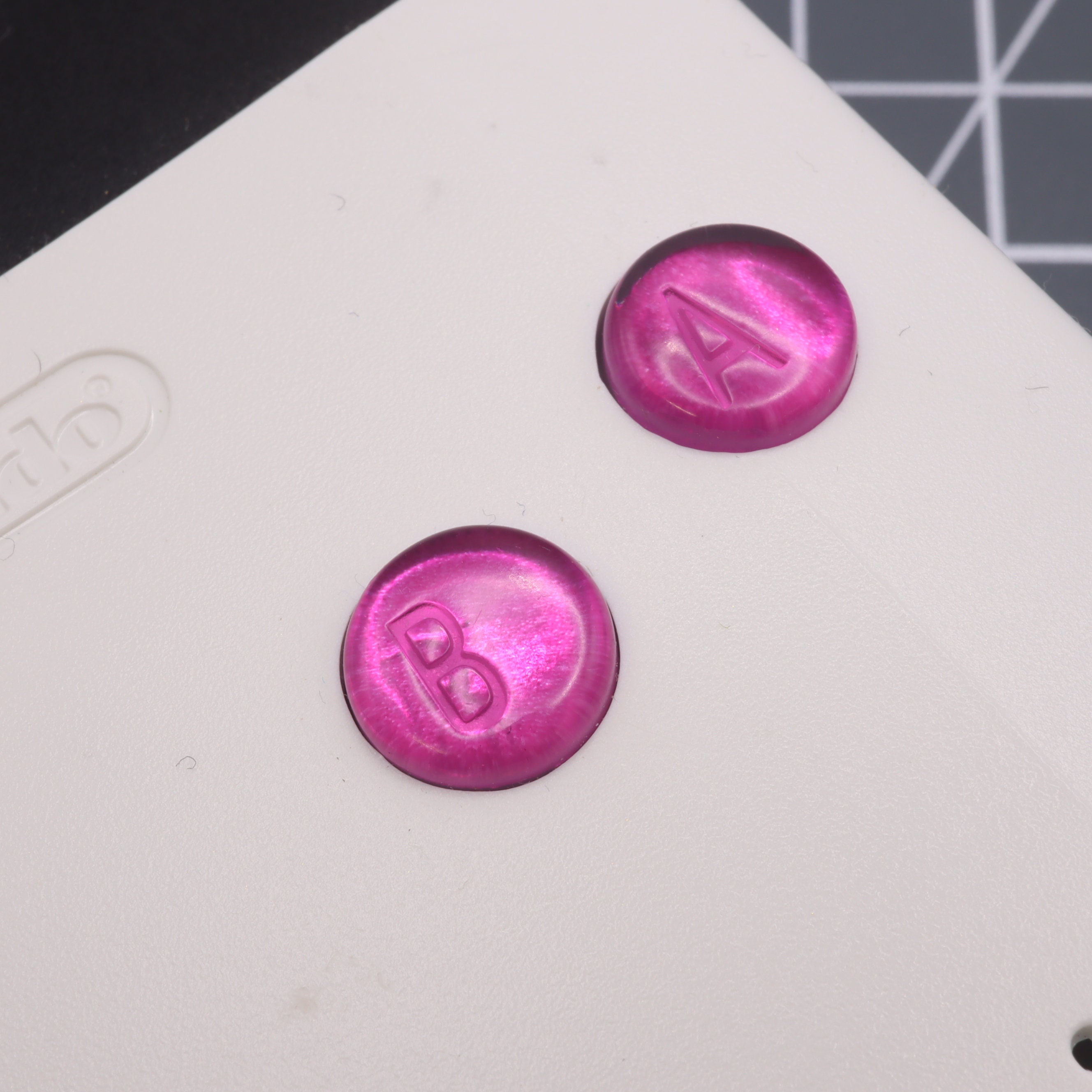Game Boy Color Custom Resin Buttons Chrome Pink - Etsy