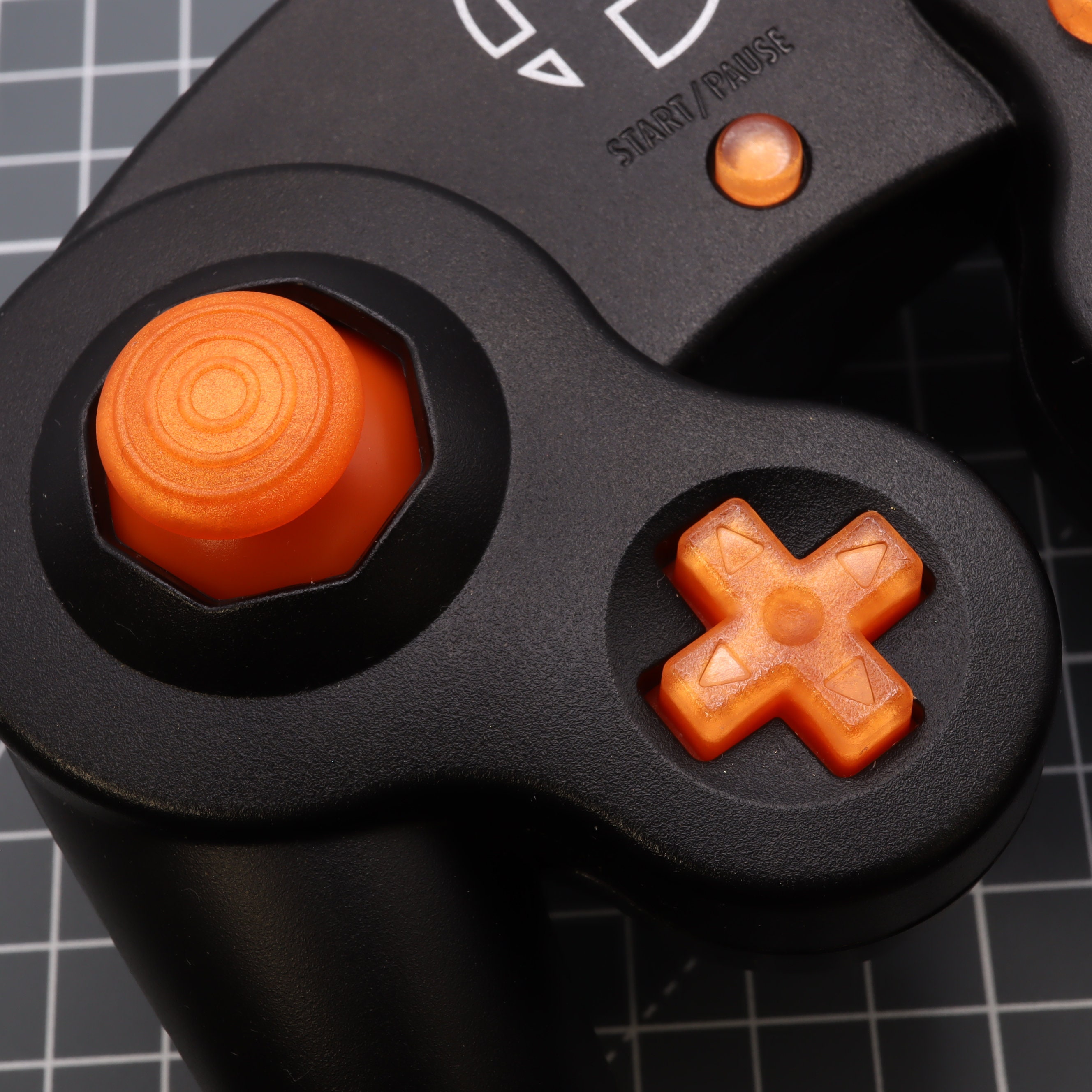 Nintendo Gamecube Custom Resin Buttons Orange Candy - Etsy