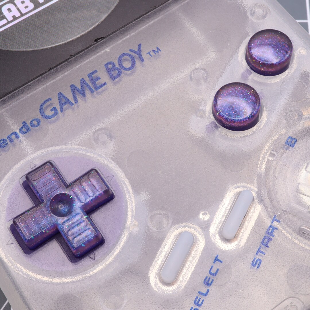 Clear Replacement Buttons For Original Nintendo Game Boy DMG - Unbranded Housing Parts