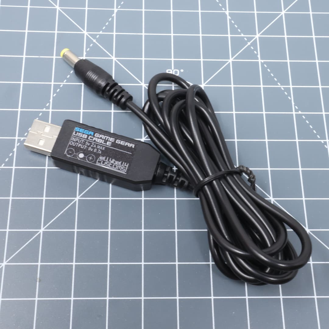Adattatore USB Per Game Gear Cavo Di Alimentazione USB Per SEGA Game Gear – Adattatore Da USB A 9V, Lunghezza 1.2m, Per Console UK/EU/JP Cavo Game Gear Originale - Foto 12