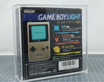 Game Boy Light Japanese Boxed Console Acrylic Protective Display