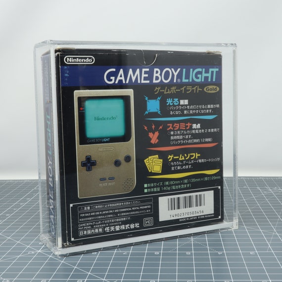 Game Boy Light Japanese Boxed Console Acrylic Protective Display