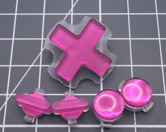 Modretro Chromatic - Custom Button - Chrome Pink