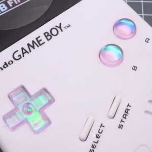 Game Boy DMG-01 Original Custom Resin Cool Opal Dichroic Effect