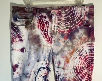 Funky Ice Dyed Lucky Jeans | Size 10/30]
