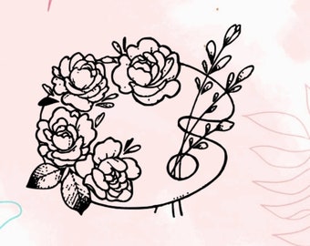Paleta de pintura floral SVG PNG: Archivos de corte artístico (Descarga digital)