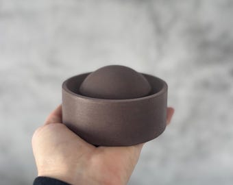 Handmade concrete essential oil diffuser | Minimalist natural diffuser | Home wellness decor | Handcrafted zen object