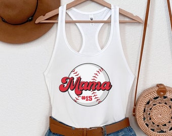 Baseball Mama Tank Top, Baseball shirts, Baseball Mom Shirt, Baseball Shirts for Women, Game Day Shirt, Vintage Tee, Baseball Grunge Tee