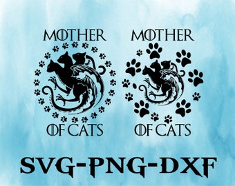 Download Mother Of Cats Svg Etsy