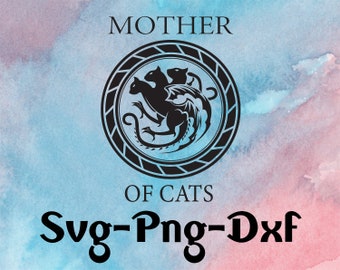 Download Mother Of Cats Svg Etsy