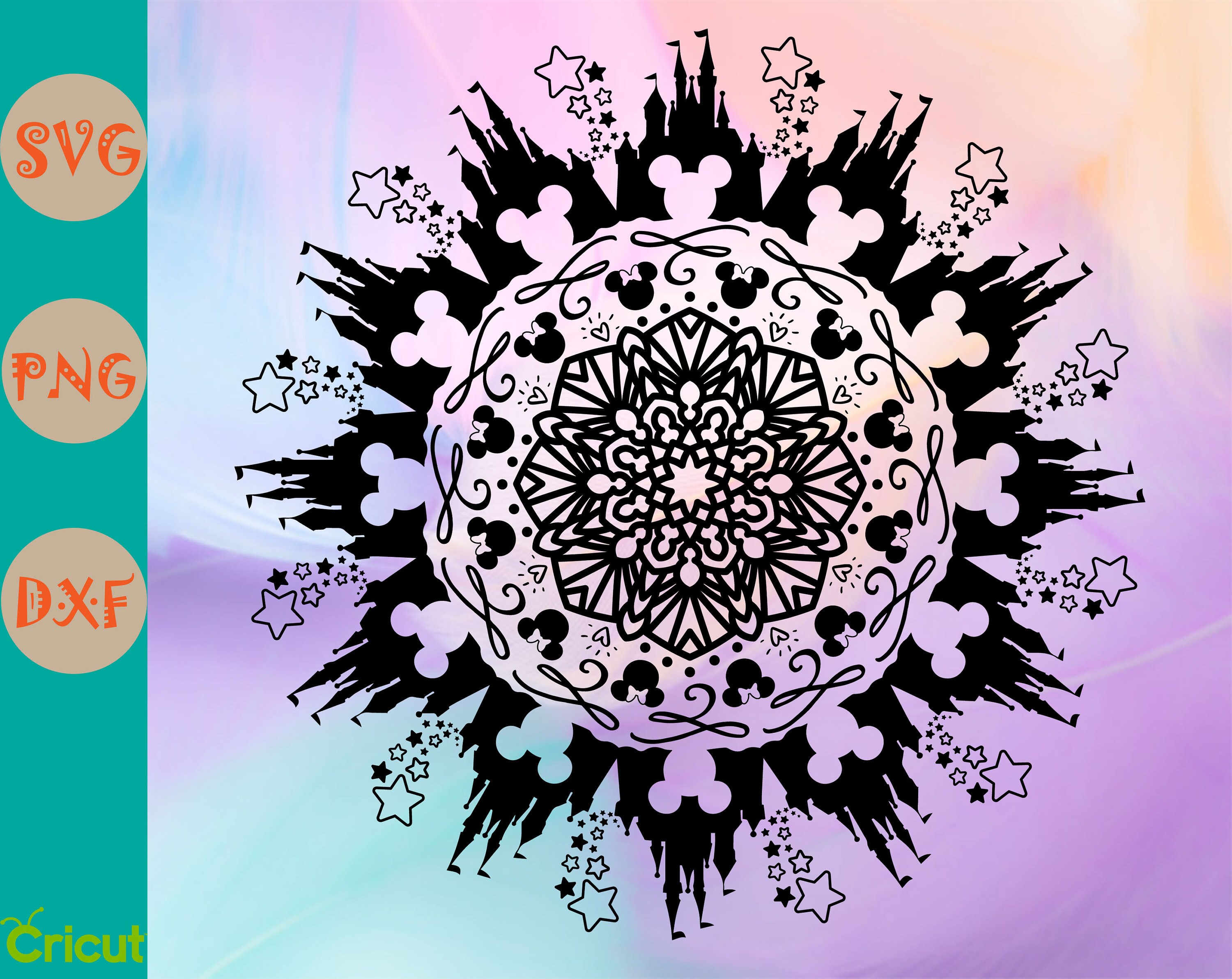 Download Disney Mickey Mandala svg png dxfMickey svg Minnie svg | Etsy
