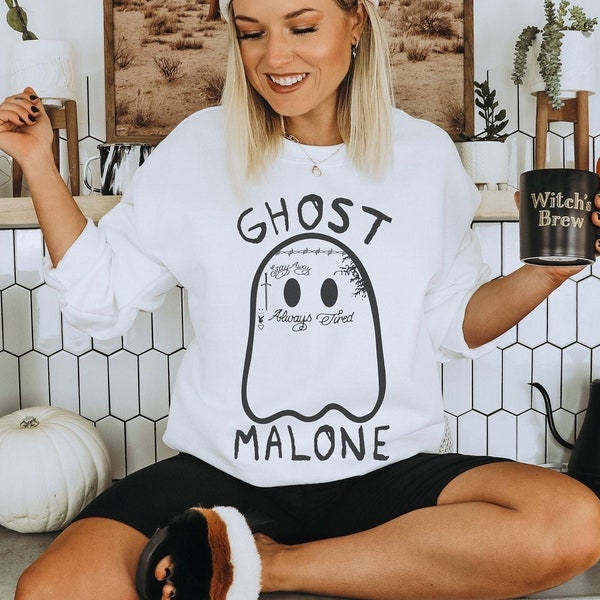 Ghost Malone PNG, SVG, Funny Ghost Instant Download, Sublimation Graphics, Clipart, Halloween SVG, Cute Ghost png, Fun Halloween Design