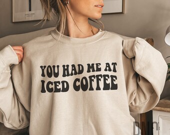 Iced Coffee SVG, PNG, Coffee Lover Gift Download, Coffee Cup Svg, You Had Me At Iced Coffee Svg, Funny Iced Coffee Shirt Design, Coffee Sign