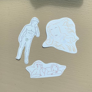 Faces of the Renaissance Sticker | Decal for Laptop, Water Bottle, Laptop Case, Skateboard and Phone Case