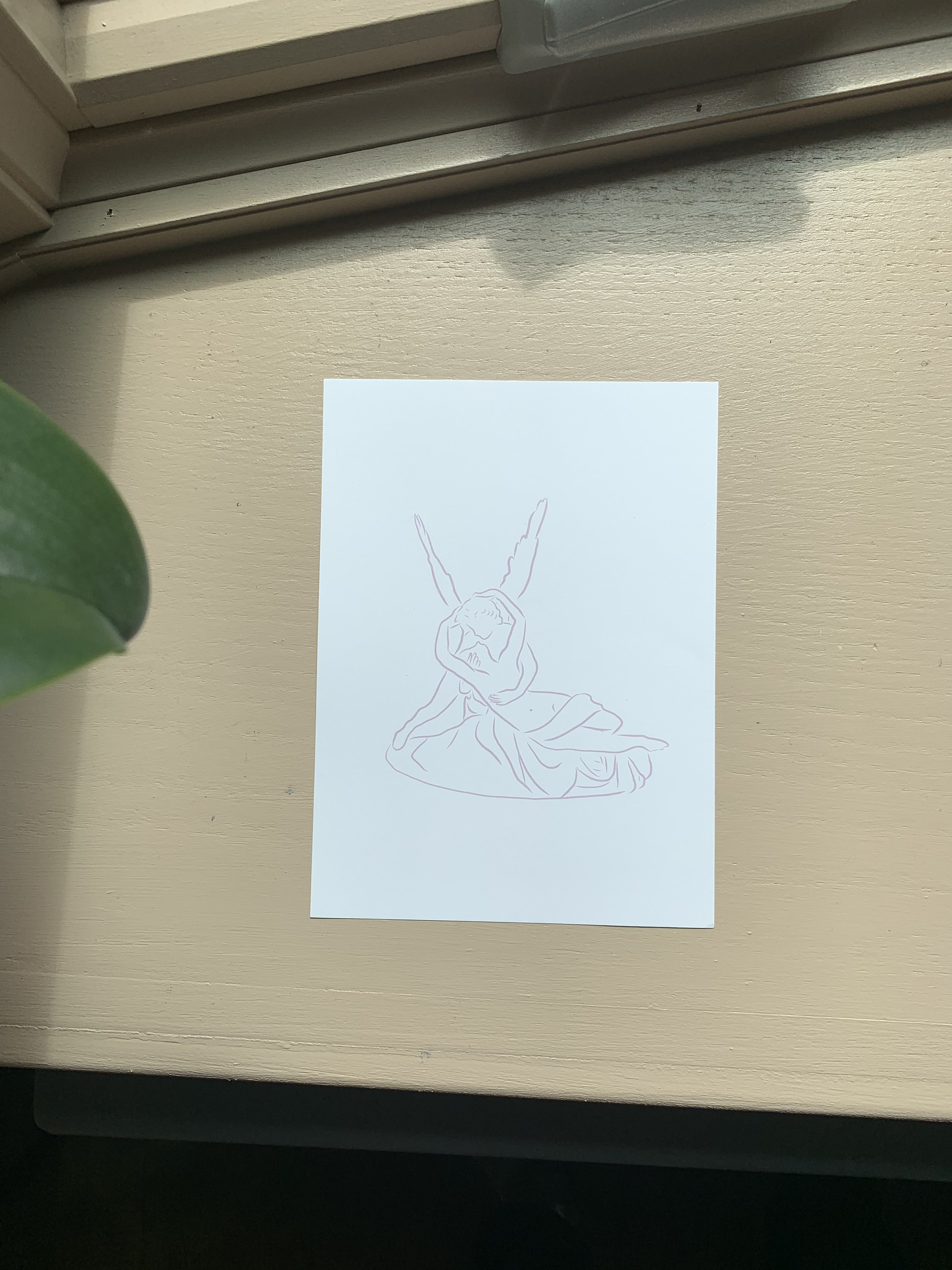 Psyche Revived by Cupid's Kiss Print | Minimalistic Print | Art History ...