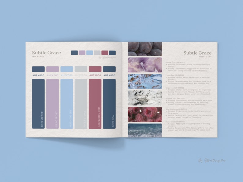 Brand Identity Color Palette Kit Editable Canva Color Palette With Hex ...