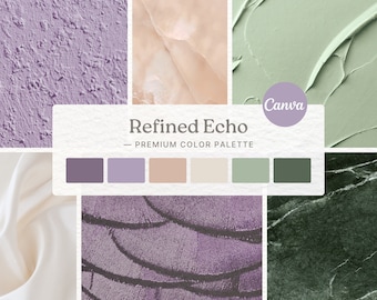 Professional Business Branding Color Palette Purple Champagne Beige Lilac Orange Sage Green Color Scheme Elegant Sophisticated Colors Green