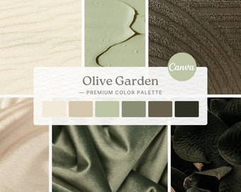 Professional Business Branding Color Palette Beige Sand Olive Green Sage Brown Dark Green Corporate Color Scheme Elegant Sophisticated Color